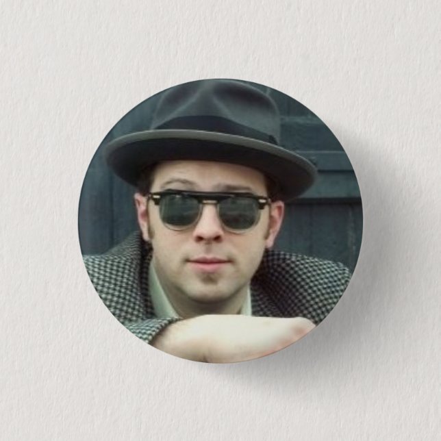 Bóton Redondo 2.54cm Botão de Mettler (Frente)