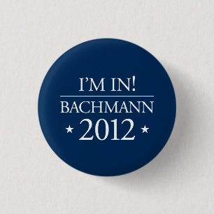 Bóton Redondo 2.54cm Botão de Michele Bachmann 2012