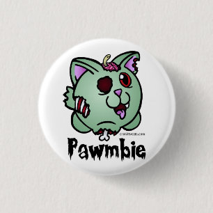 Bóton Redondo 2.54cm Botão de Pawmbie
