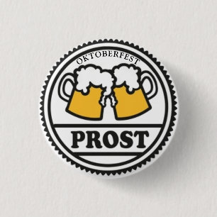 Bóton Redondo 2.54cm Botão de Prost Oktoberfest