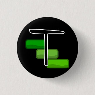 Bóton Redondo 2.54cm Botão de Tufão