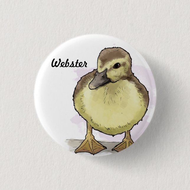 Bóton Redondo 2.54cm Botão de Webster (Frente)