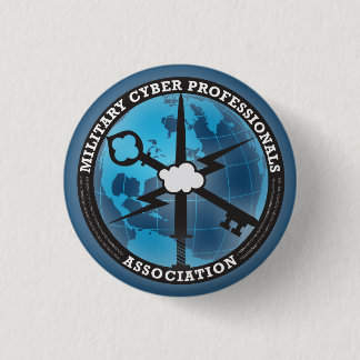 Bóton Redondo 2.54cm Botão do azul de MCPA