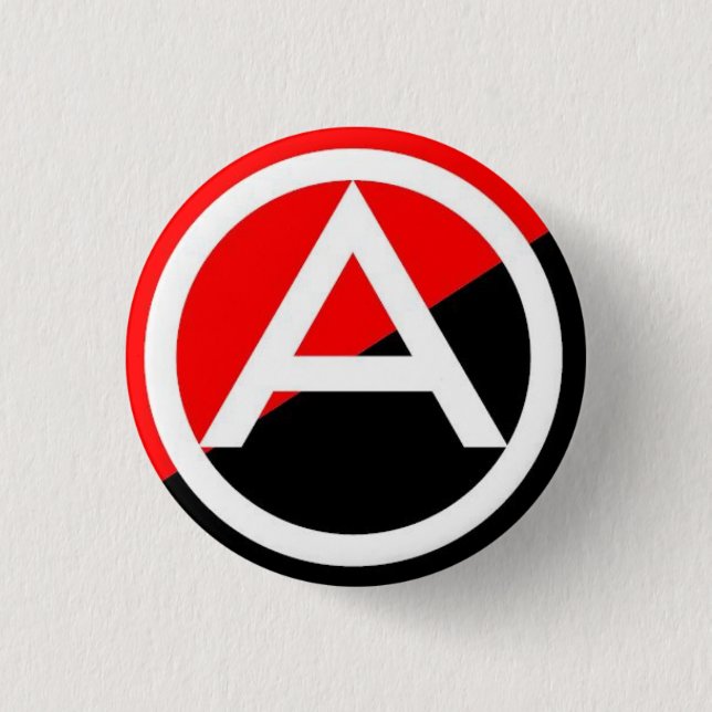 Bóton Redondo 2.54cm Botão do Círculo-Um 2 (Frente)