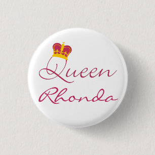 Bóton Redondo 2.54cm Botão do design da rainha