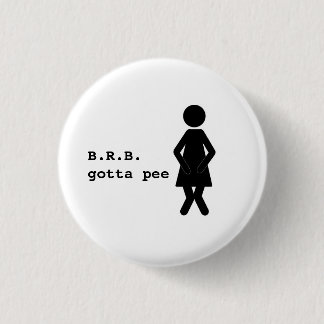 Bóton Redondo 2.54cm botão do divertimento