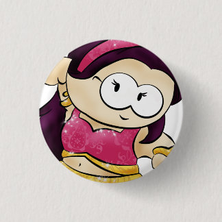 Bóton Redondo 2.54cm botão do geek da dança