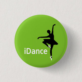 Bóton Redondo 2.54cm botão do iDance (eu danço)