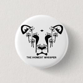 Bóton Redondo 2.54cm Botão do leão de Dandi