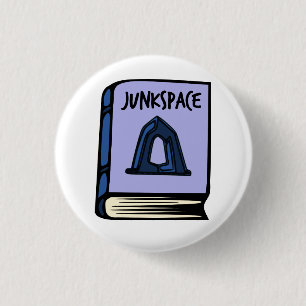 Bóton Redondo 2.54cm Botão do livro de Rem Koolhaas Junkspace