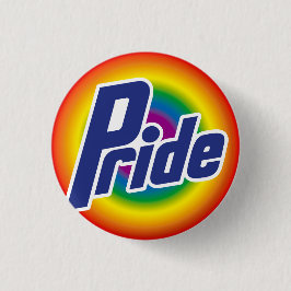 Bóton Redondo 2.54cm Botão do logotipo do arco-íris do orgulho gay