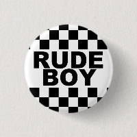 "Botão do menino rude" do punk