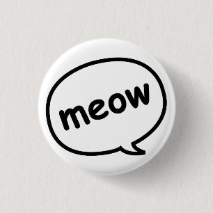 Bóton Redondo 2.54cm Botão do Meow
