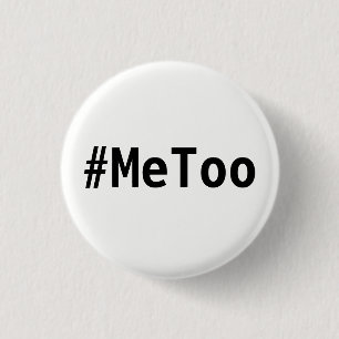 Bóton Redondo 2.54cm botão do #MeToo