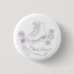 Bóton Redondo 2.54cm Botão do patinagem artística