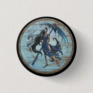 Bóton Redondo 2.54cm Botão do protetor de Viking - Hel