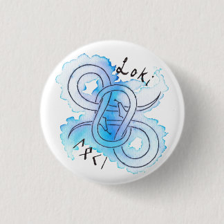 Bóton Redondo 2.54cm Botão do símbolo do Loki