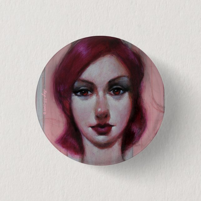 Bóton Redondo 2.54cm Botão do "talhador" (Frente)