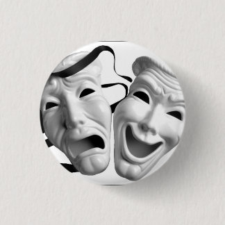 Bóton Redondo 2.54cm Botão do teatro