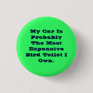 Bóton Redondo 2.54cm Botão do toalete do pássaro