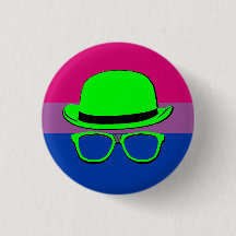 Botão Dork Night Bi Pride