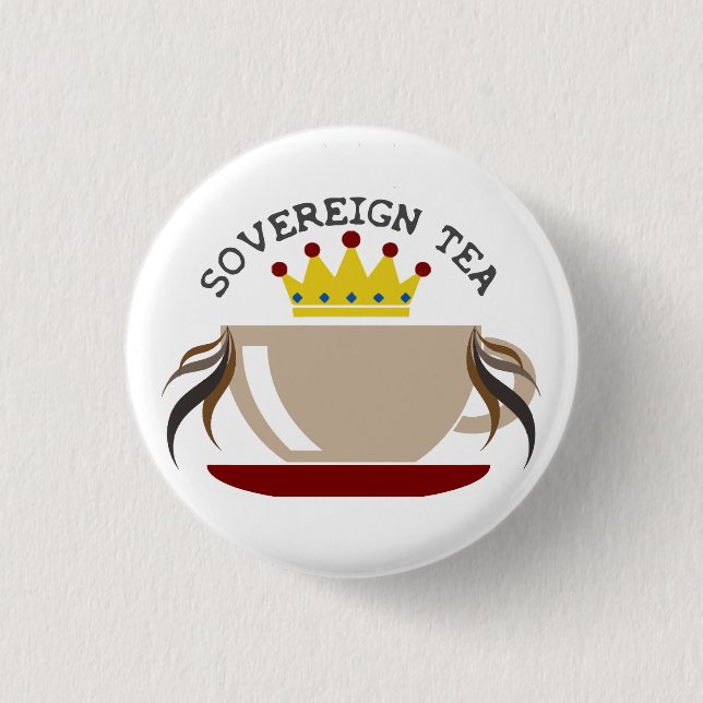 Bóton Redondo 2.54cm Botão engraçado da soberania do UN do modelo (Frente)