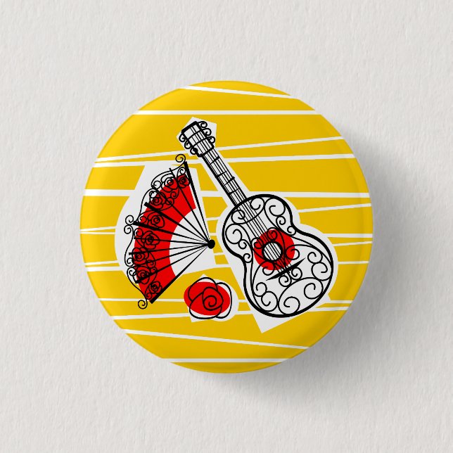 Bóton Redondo 2.54cm Botão espanhol do grupo das lembranças redondo (Frente)