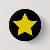 Botão estrela amarela