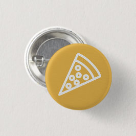 Bóton Redondo 2.54cm Botão Fatia de Pizza
