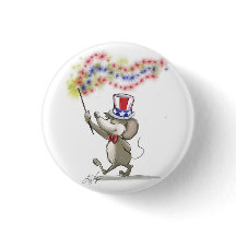 Botão Feliz 4 de julho de Moe