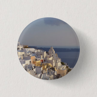 Bóton Redondo 2.54cm Botão Fira Santorini / Crachá