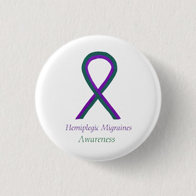 Bóton Redondo 2.54cm Botão Fita de Sensibilização para Migrações Hemipl (Frente)
