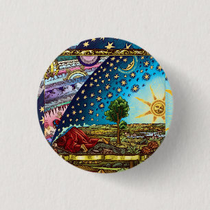 Bóton Redondo 2.54cm Botão Flammarion Dome