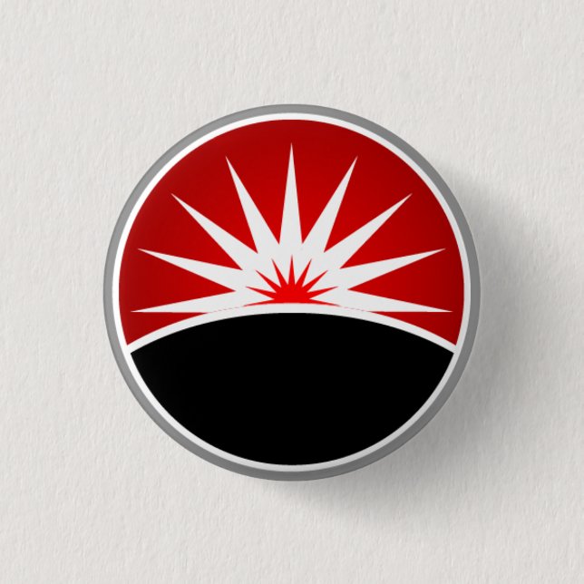 Bóton Redondo 2.54cm Botão grande da baliza (Frente)