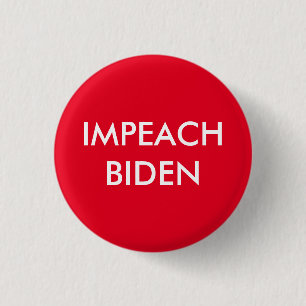 Bóton Redondo 2.54cm Botão Impeach Joe Biden Pinback