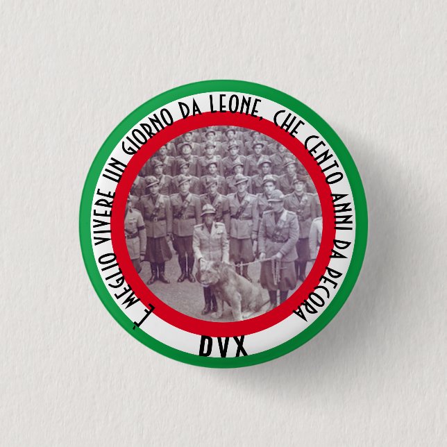 BÓTON REDONDO 2.54CM BOTÃO LEONE (Frente)