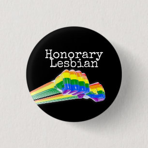 Bóton Redondo 2.54cm Botão Lésbica Honorário Engraçado