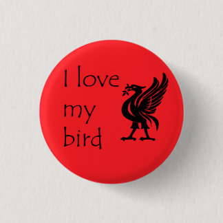 Bóton Redondo 2.54cm Botão - Liverpool Liverbird