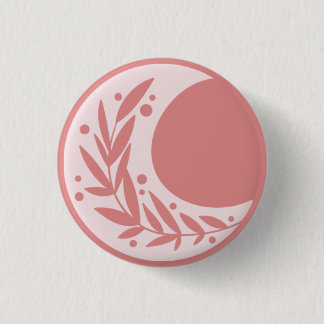 Bóton Redondo 2.54cm Botão Lua