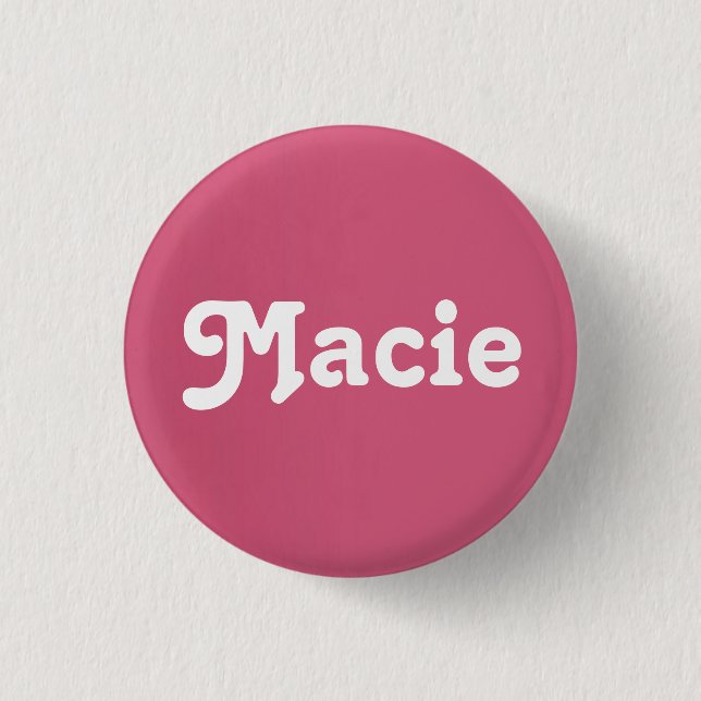 Bóton Redondo 2.54cm Botão Macie (Frente)
