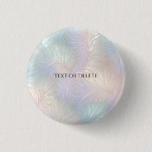 Bóton Redondo 2.54cm Botão Moderno Abstrato Iridescente