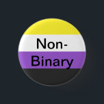 Bóton Redondo 2.54cm botão não-binário<br><div class="desc">é um botão para espreitadelas não-binárias</div>