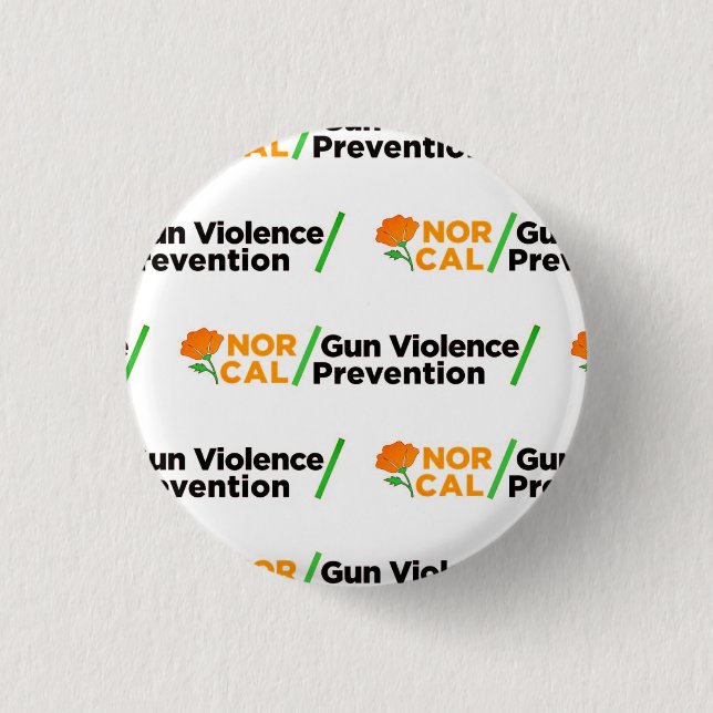 Bóton Redondo 2.54cm Botão NorCal GVP (Frente)