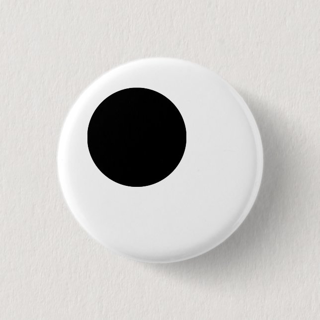 Bóton Redondo 2.54cm Botão Olhos Googly (Frente)