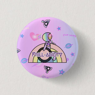 Bóton Redondo 2.54cm Botão pequeno da Folho-Capacidade OG de Cosmia x