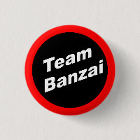 Botão Pequeno do Team Banzai