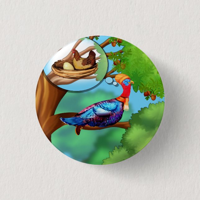 Bóton Redondo 2.54cm Botão Pequeno Jack Bubble -#knowself worth (Frente)