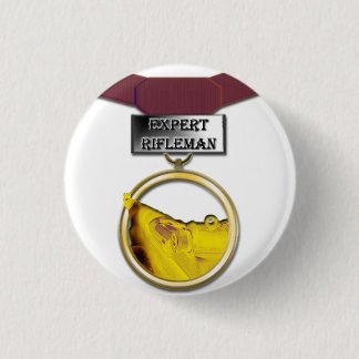 Bóton Redondo 2.54cm Botão perito da medalha do Rifleman