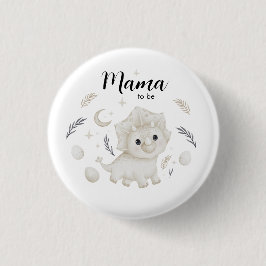 Bóton Redondo 2.54cm Botão Personalizado de Dinossauro Boho Fofo para M