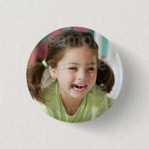 Bóton Redondo 2.54cm Botão personalizado do aniversário da foto